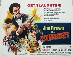 Slaughter Original US Half Sheet Vintage Movie Poster