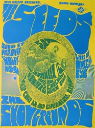 The Seeds At The Earl Warren Showgrounds Original Concert Poster ...