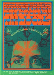 The Doors Original Concert Postcard Avalon Ballroom Victor Moscoso